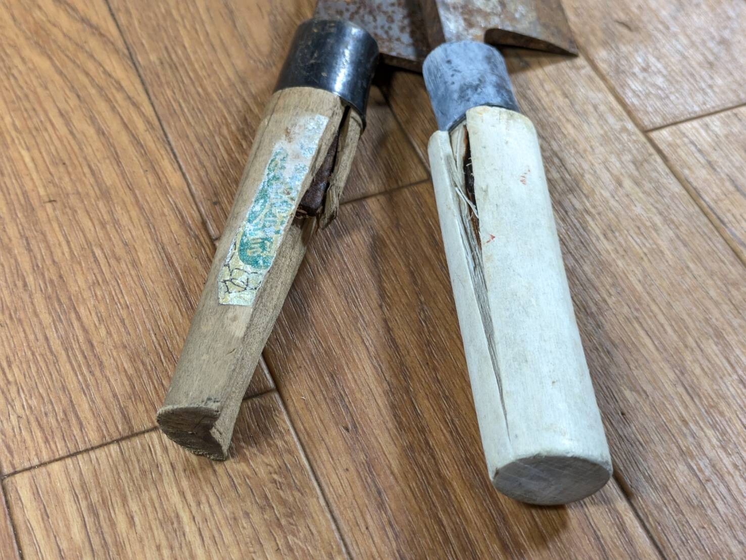 BROKEN DAMAGED Japanese Chef's Kitchen Knife Vintage Japan HOCHO JJ402