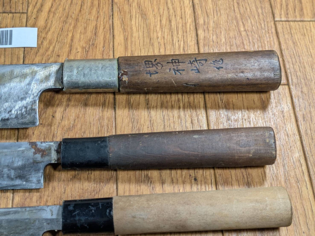 Japanese Chef's Kitchen Knife Set 5 Piece YANAGIBA DEBA NAKIRI from Japan JJ644