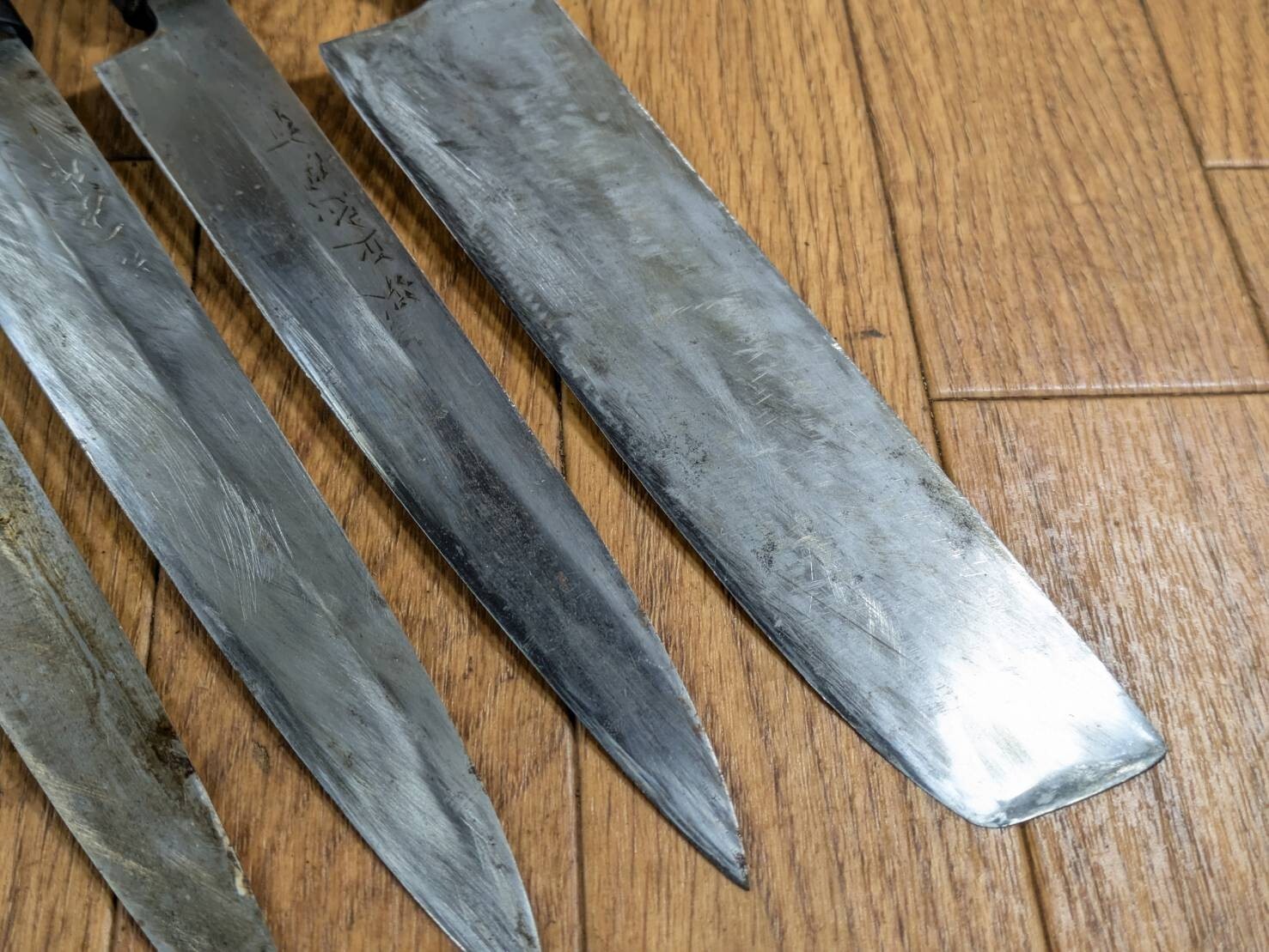 Japanese Chef's Kitchen Knife Set 5 Piece YANAGIBA DEBA NAKIRI from Japan JJ644