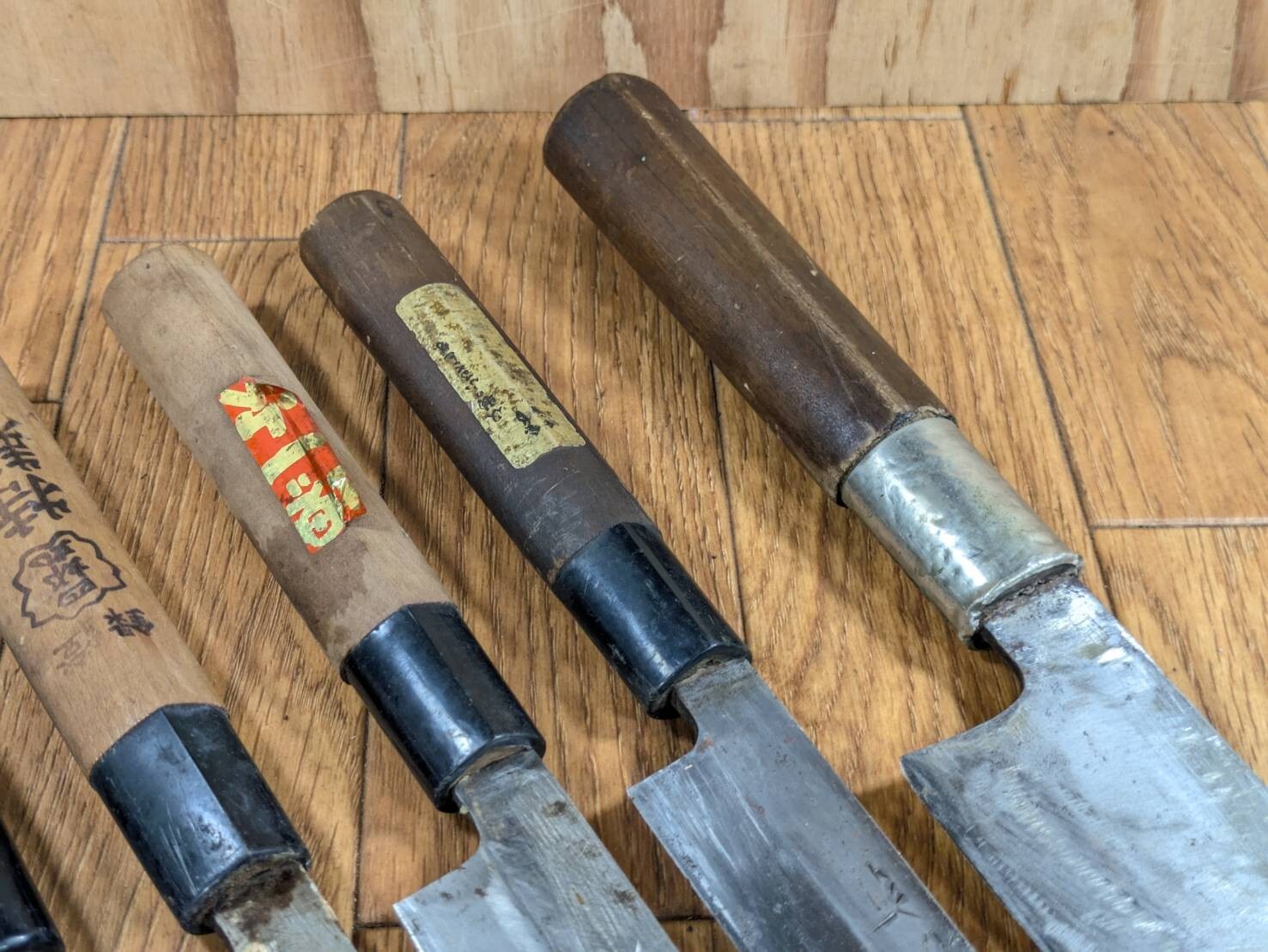 Japanese Chef's Kitchen Knife Set 5 Piece YANAGIBA DEBA NAKIRI from Japan JJ644