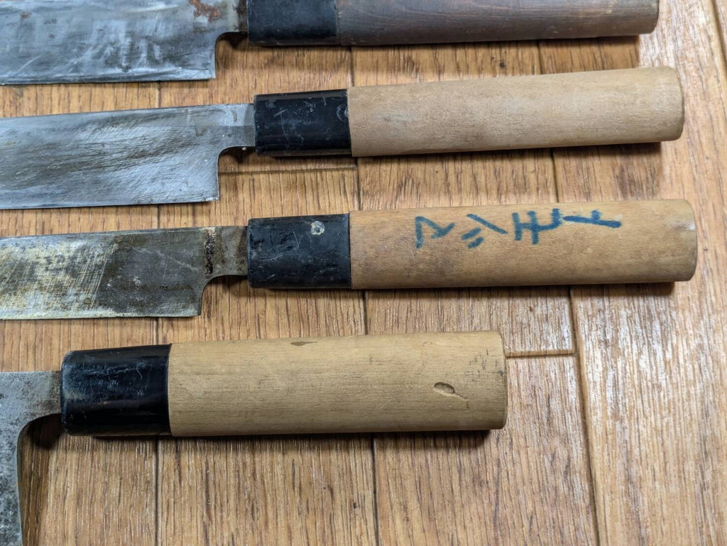 Japanese Chef's Kitchen Knife Set 5 Piece YANAGIBA DEBA NAKIRI from Japan JJ644