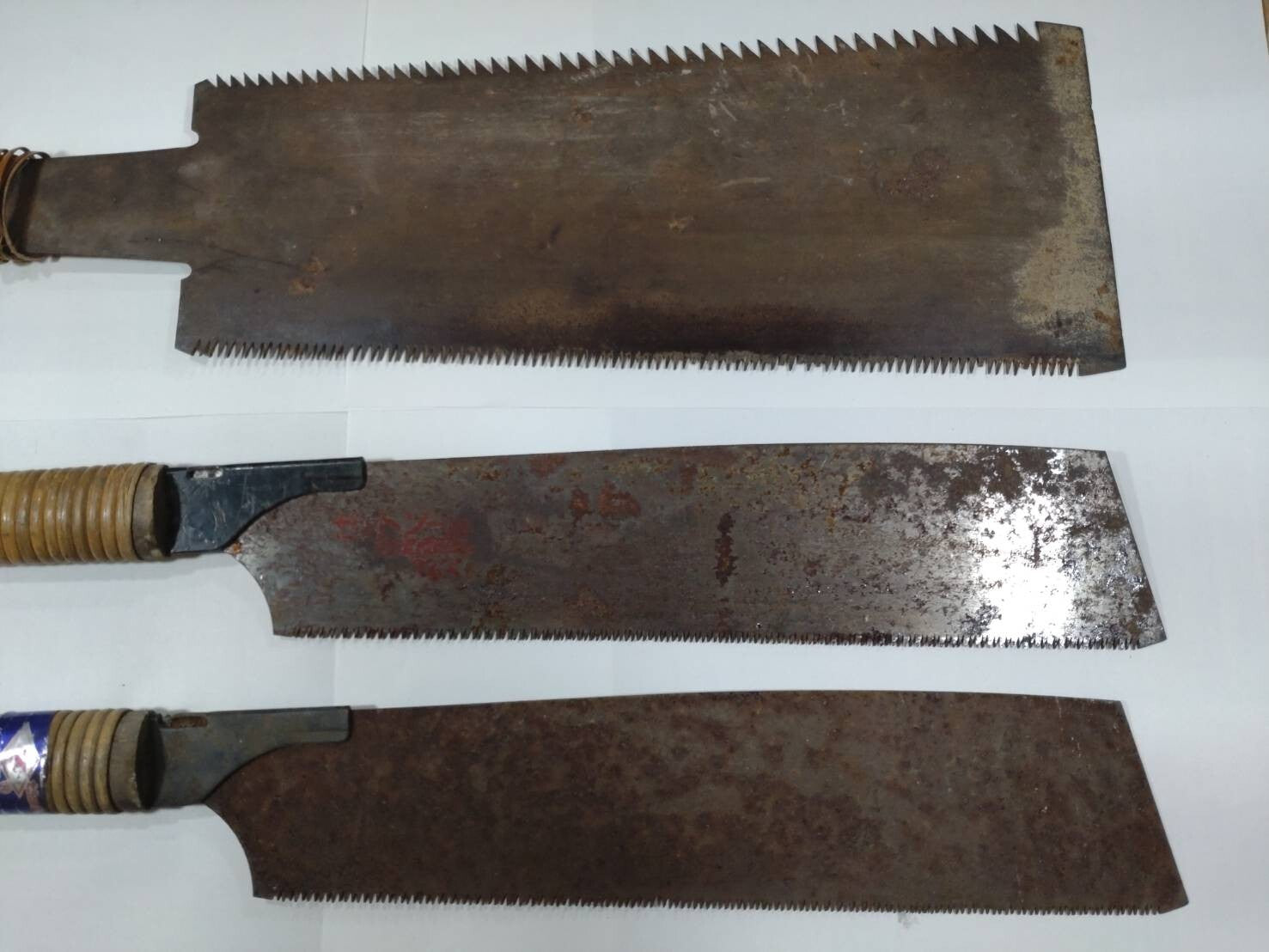 Broken Japanese vintage Pull Saw Draw Saw Carpentry Tool Japan blade 680mm GG325