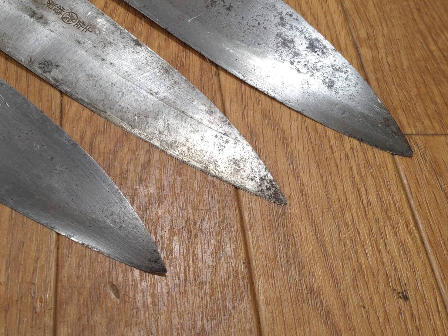 Japanese Chef's Kitchen Knife Set 3 Piece DEBA from Japan GG957