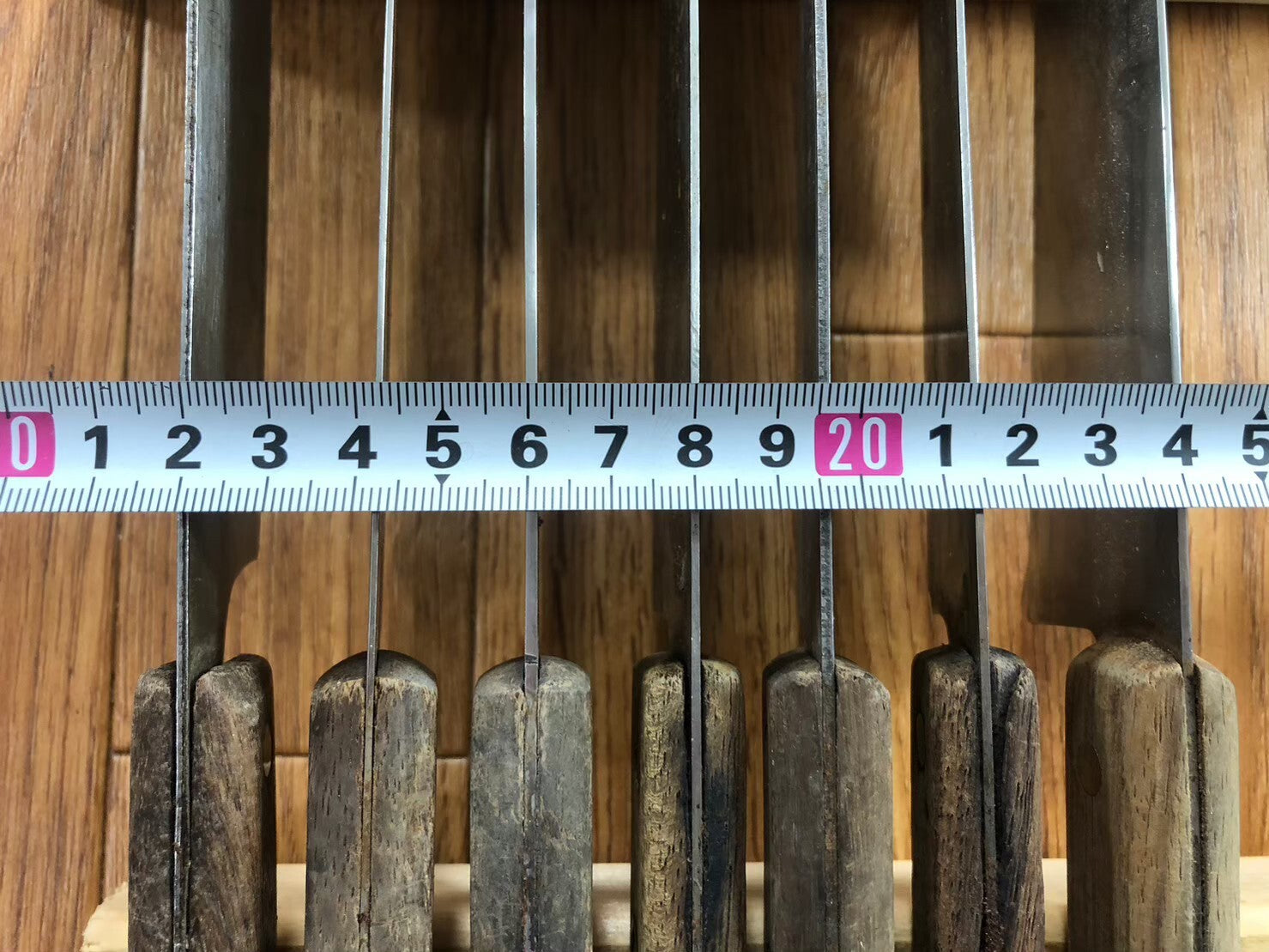 Damaged Lot of Japanese Chef's Kitchen Knives hocho set from Japan KB876