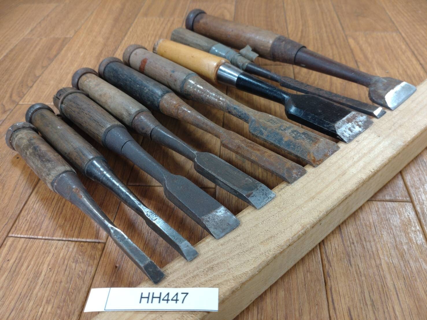 BROKEN DAMAGED Japanese vintage chisel Nomi 6.6.10.14.14.15.23.30.37mm HH447