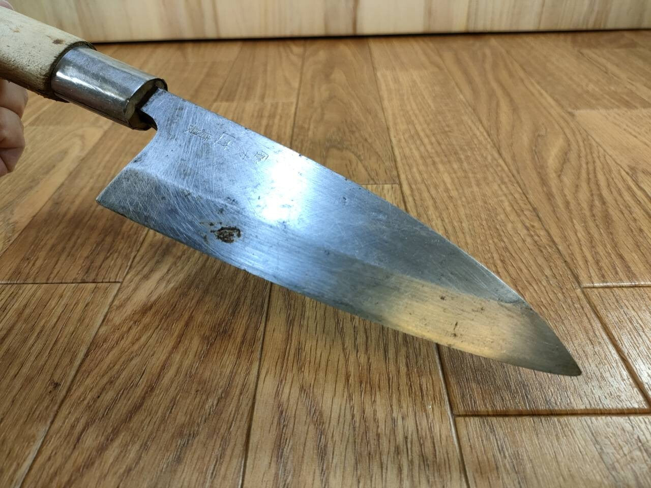 Japanese Chef's Kitchen Knife DEBA Vintage hocho OLD from Japan 152/285mm UU467