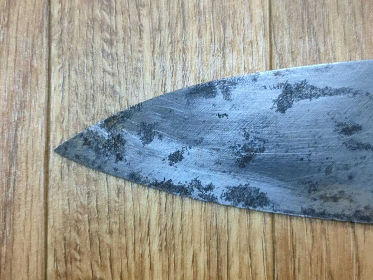 Japanese Chef's Kitchen Knife DEBA Vintage hocho OLD from Japan 152/290mm UU271