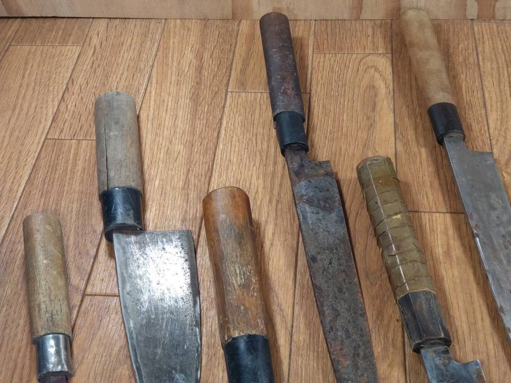 BROKEN DAMAGED Japanese Chef's Kitchen Knife Vintage Japan HOCHO FF815