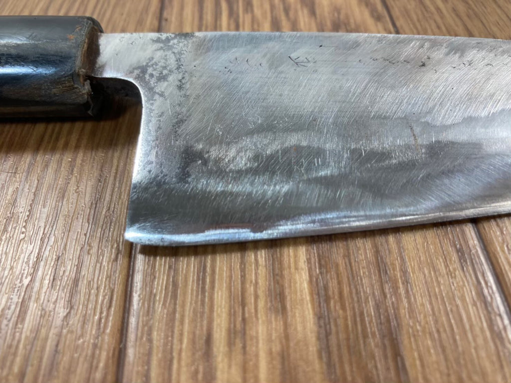 Japanese Chef's Kitchen Knife DEBA Vintage hocho OLD from Japan 147/288mm DL018