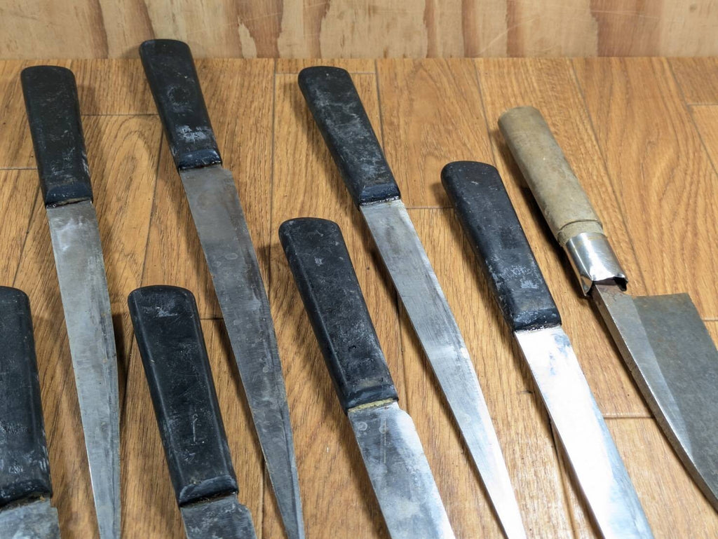 Damaged Lot of Japanese Chef's Kitchen Knives Broken from Japan JJ463