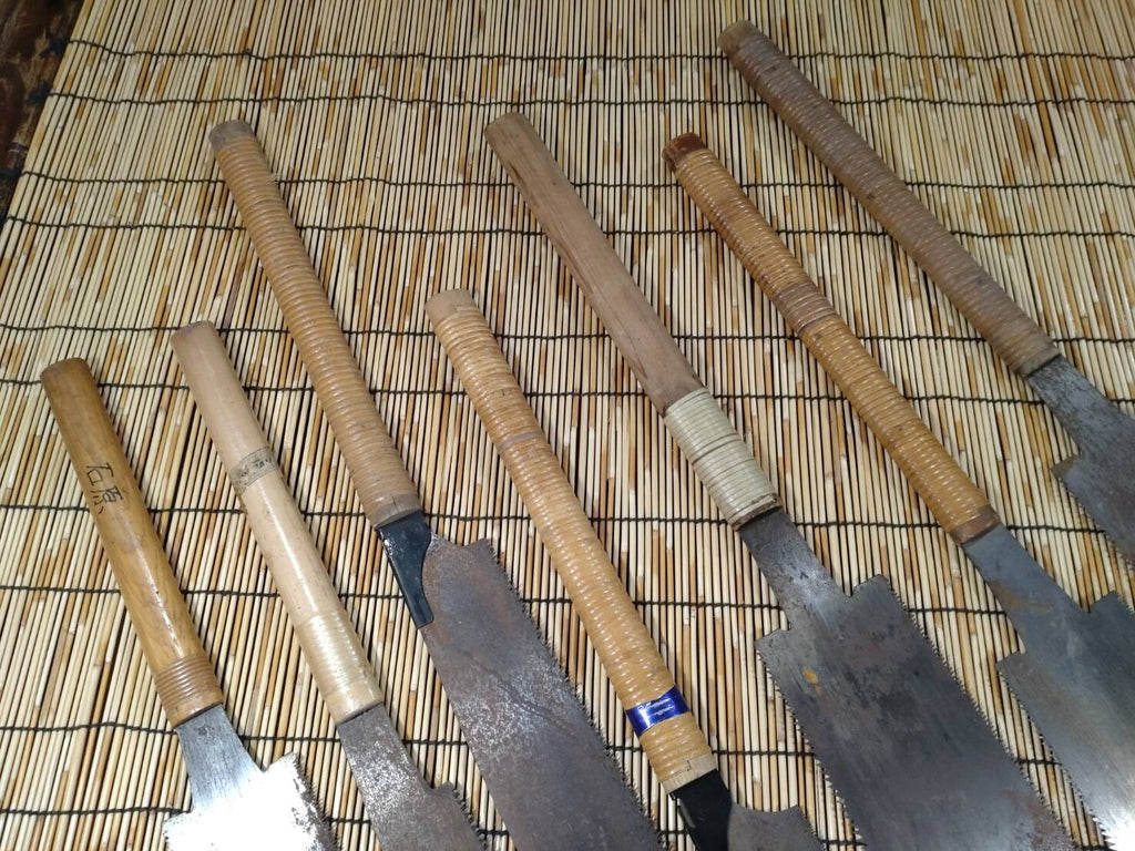 Broken Japanese vintage Pull Saw Draw Saw Carpentry Tool Japan blade 570mm GG321