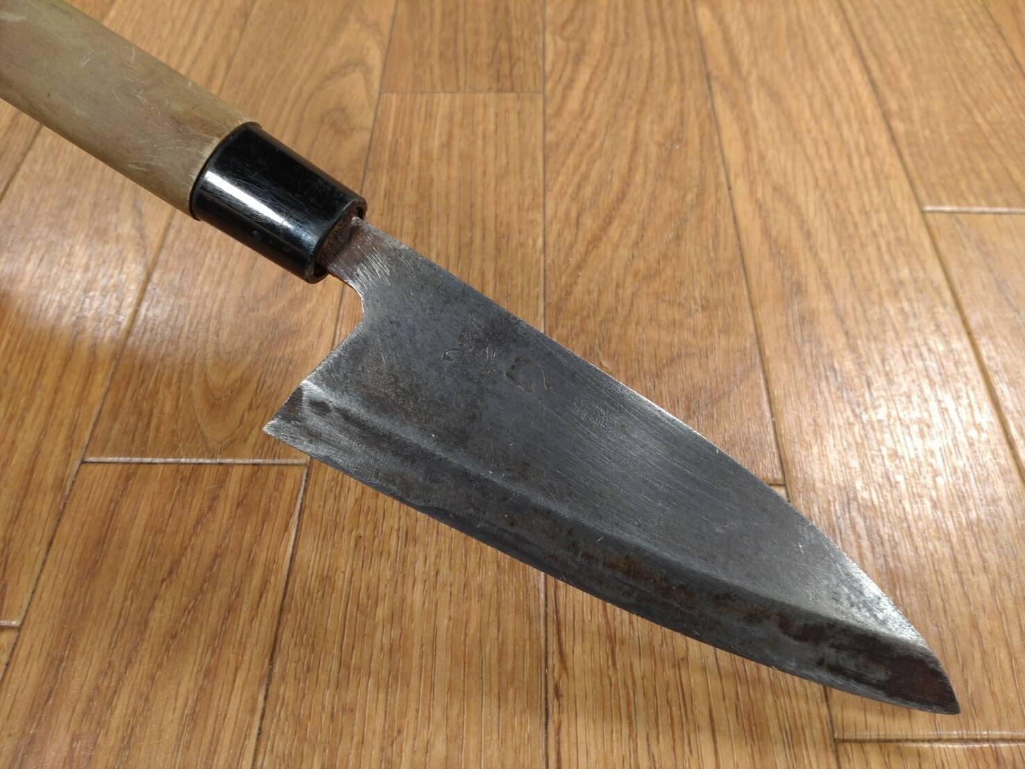 Japanese Chef's Kitchen Knife DEBA Vintage hocho OLD from Japan 150/285mm FF038