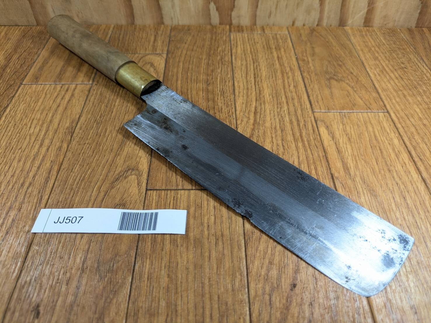 Japanese Chef's Kitchen Knife NAKIRI HOCHO Vintage / from Japan 194/345mm JJ507