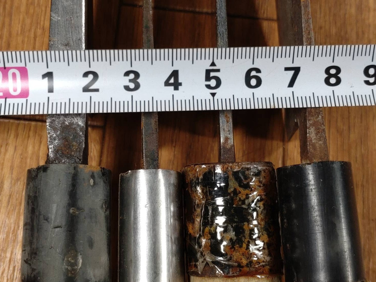 BROKEN DAMAGED Japanese Chef's Kitchen Knife Vintage Japan HOCHO FF861