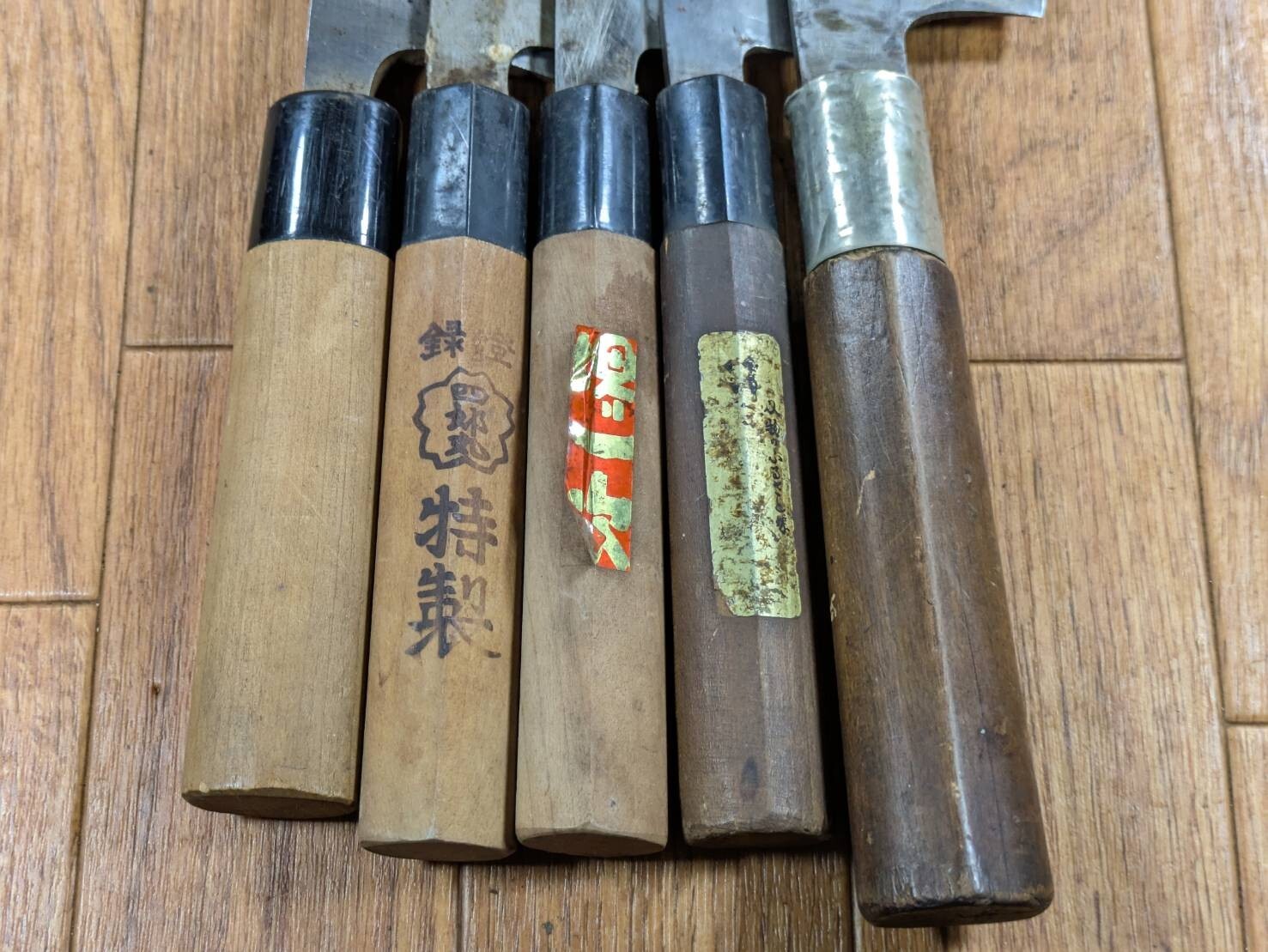 Japanese Chef's Kitchen Knife Set 5 Piece YANAGIBA DEBA NAKIRI from Japan JJ644