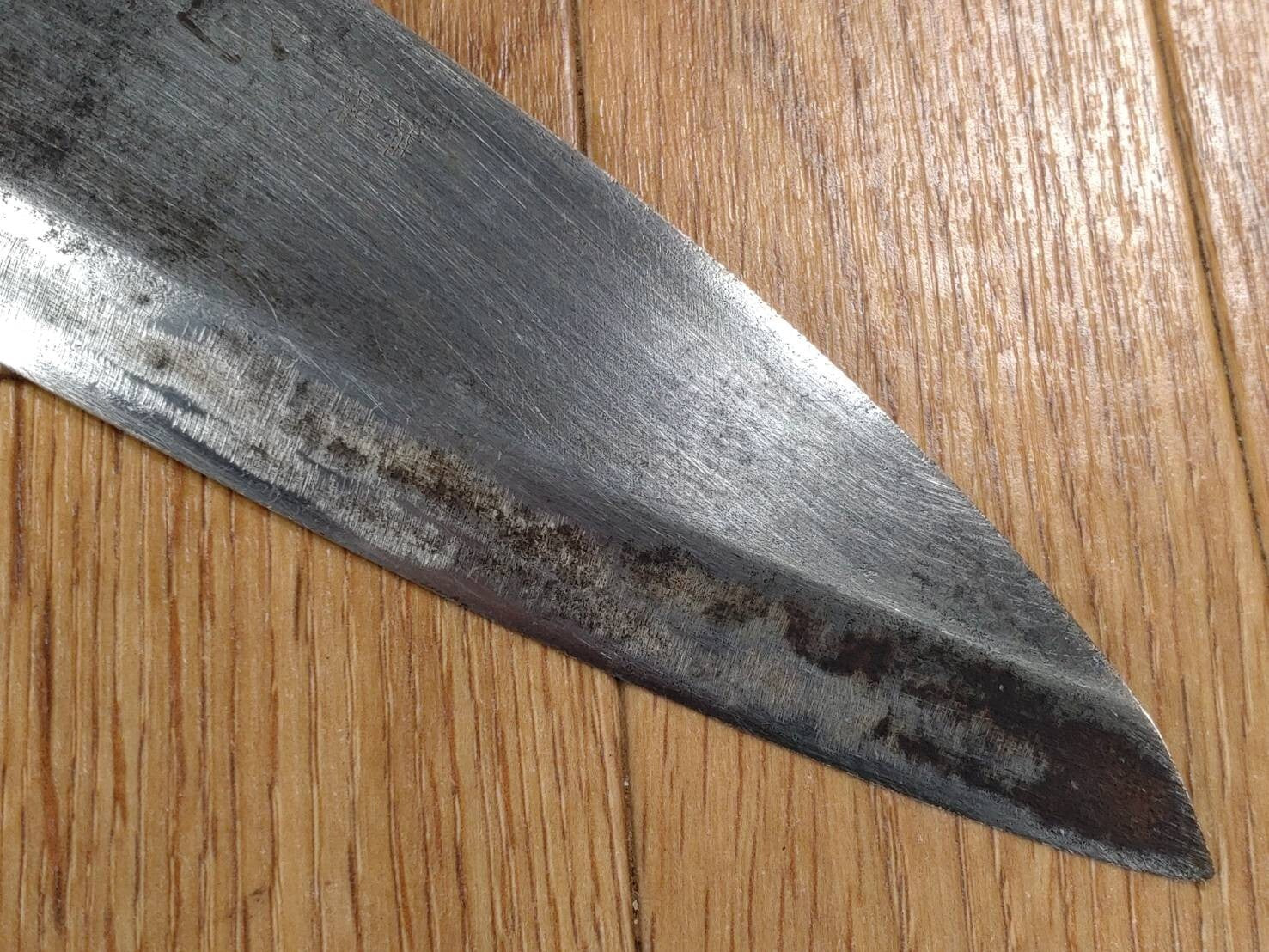 Japanese Chef's Kitchen Knife DEBA Vintage hocho OLD from Japan 150/285mm FF038