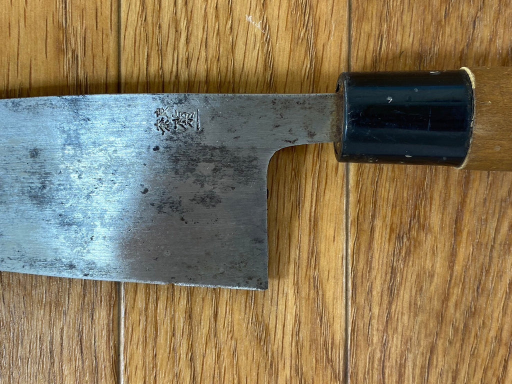 Japanese Chef's Kitchen Knife DEBA Vintage hocho OLD from Japan 152/295mm HB620