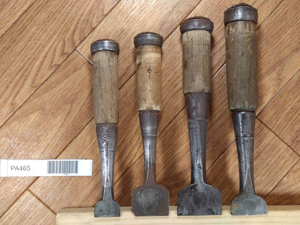 Japanese vintage chisel tataki Nomi Japan Signed Old Vintage 24.34.35.42mm PA465