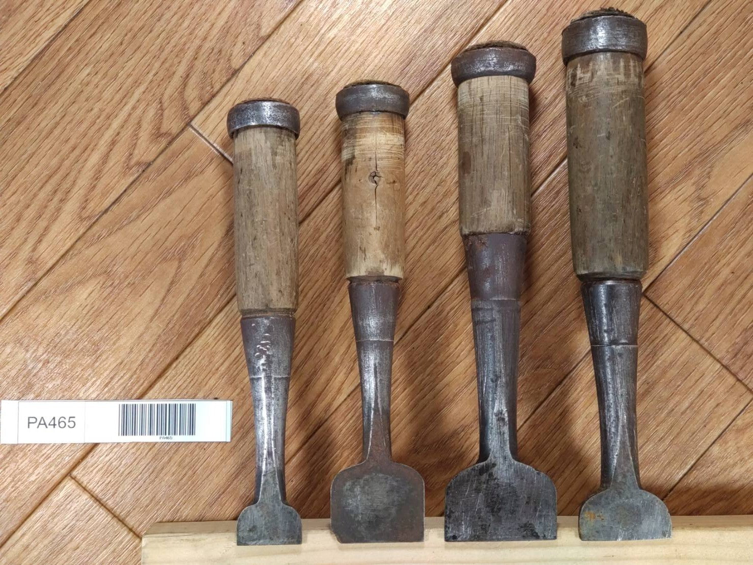 Japanese vintage chisel tataki Nomi Japan Signed Old Vintage 24.34.35.42mm PA465