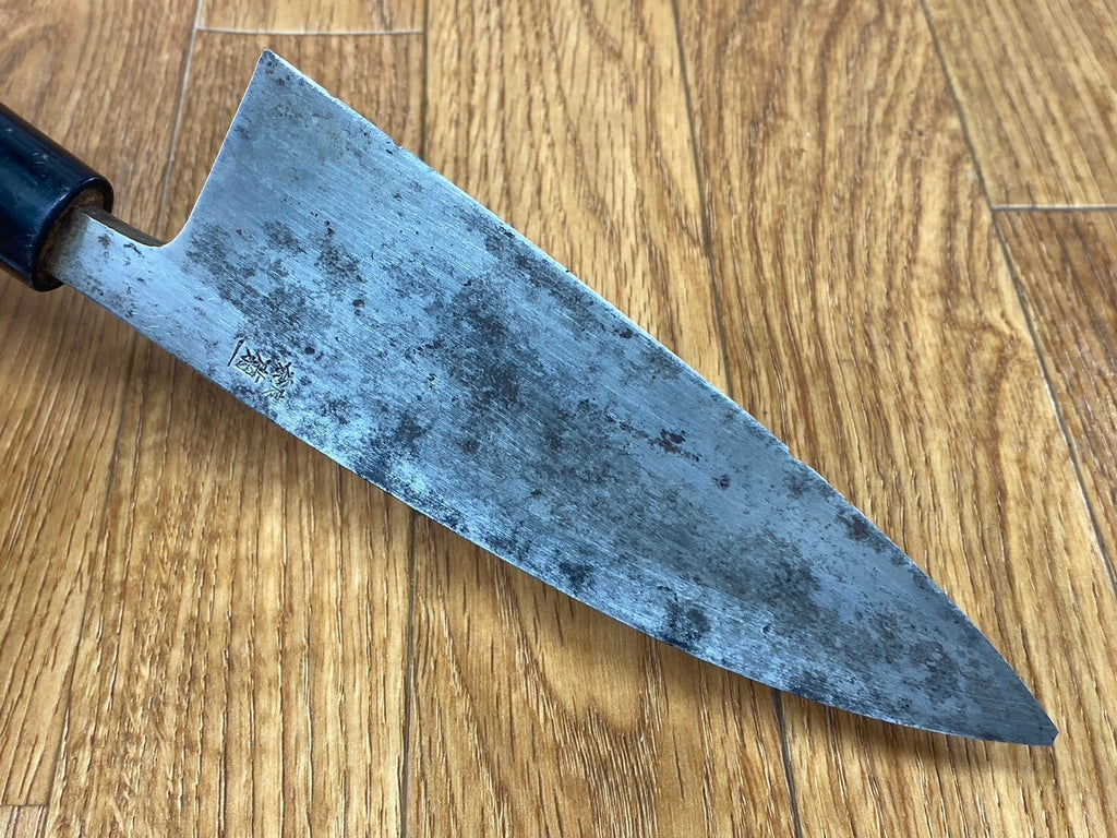 Japanese Chef's Kitchen Knife DEBA Vintage hocho OLD from Japan 152/295mm HB620