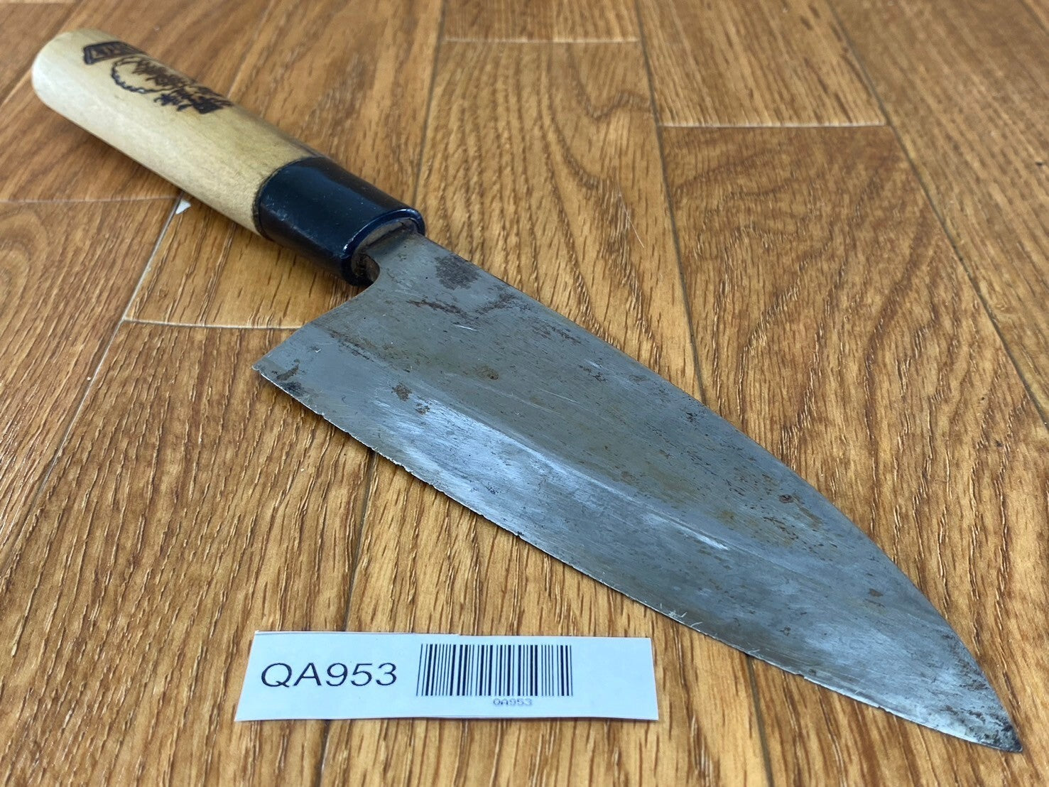 Japanese Chef's Kitchen Knife DEBA Vintage hocho OLD from Japan 150/285mm QA953