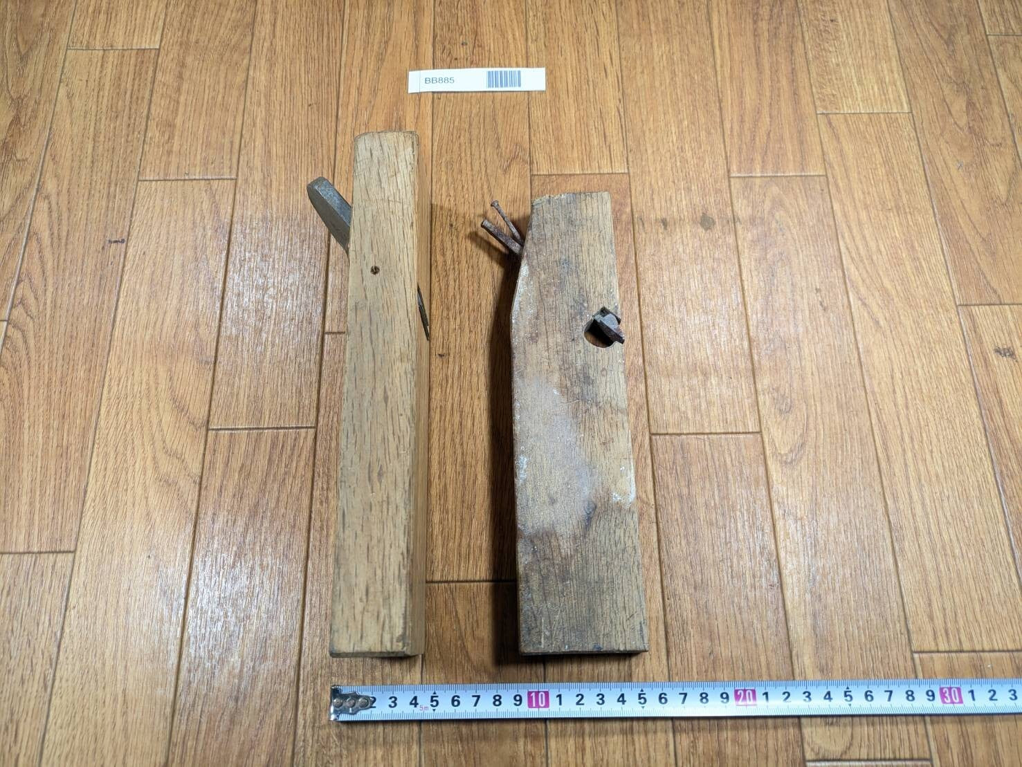 Japanese vintage Plane Carpentry Tool Kanna SET Signed from Japan 17.56mm BB885