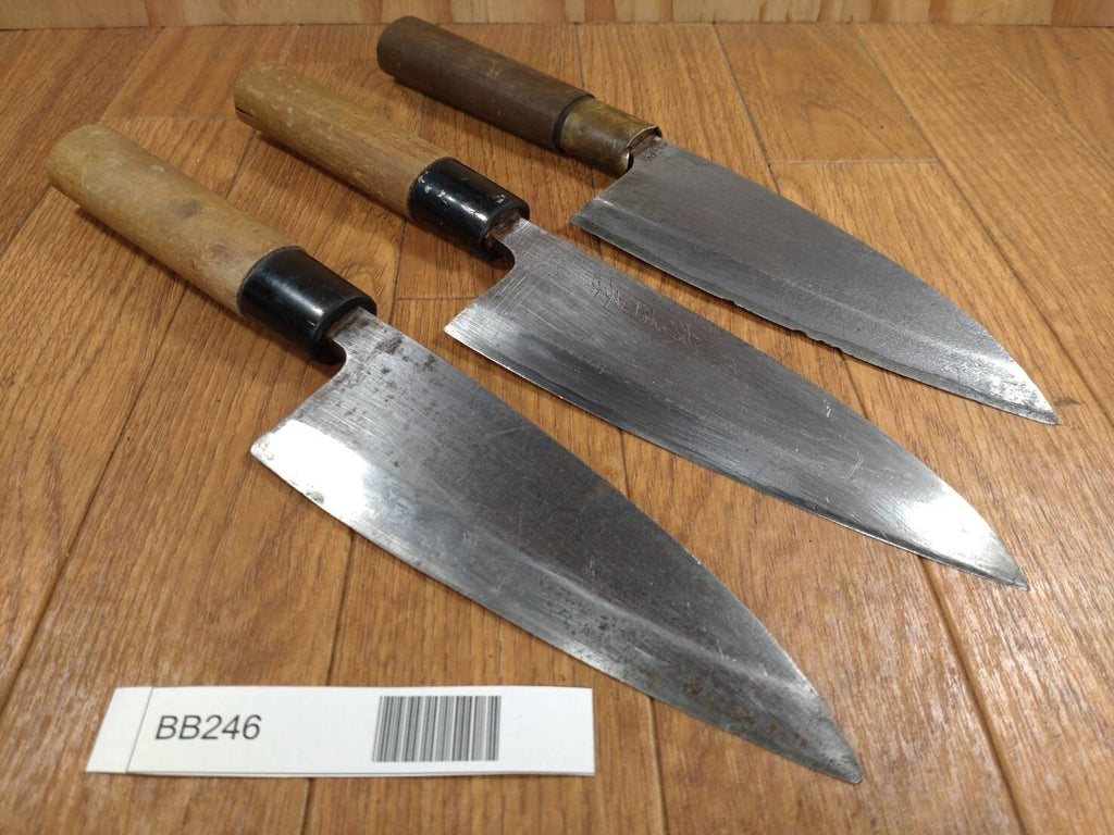 Japanese Chef's Kitchen Knife Set 3 Piece DEBA from Japan BB246