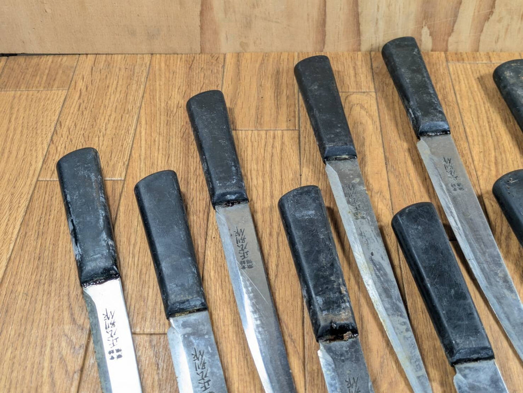Damaged Lot of Japanese Chef's Kitchen Knives Broken from Japan JJ463