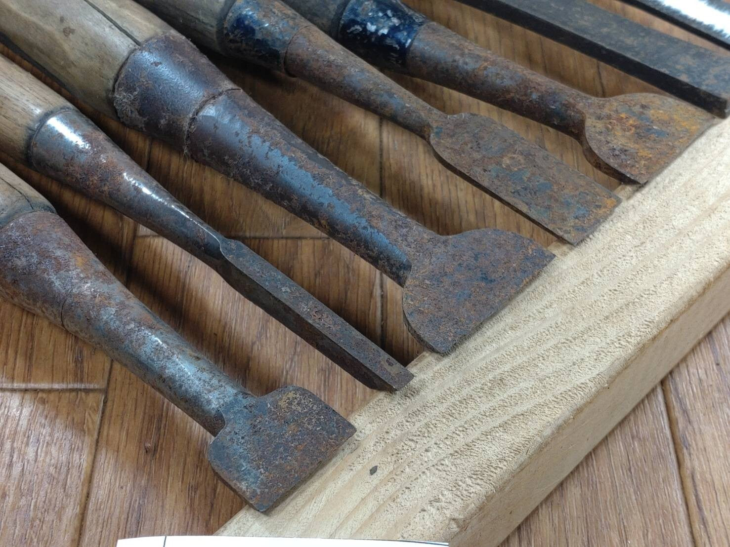 BROKEN DAMAGED Japanese vintage chisel Nomi 1.5.14.15.16.18.23.30.35mm HH297