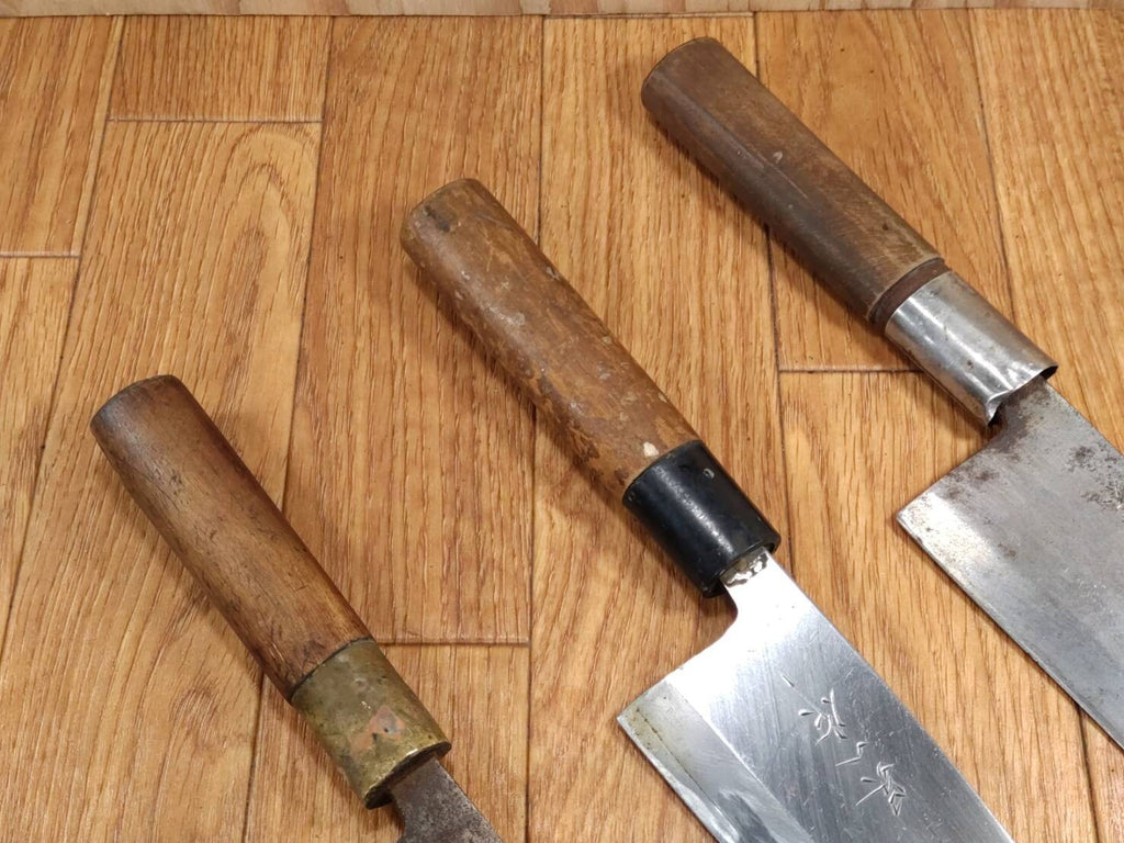 Japanese Chef's Kitchen Knife Set 3 Piece DEBA from Japan PA603