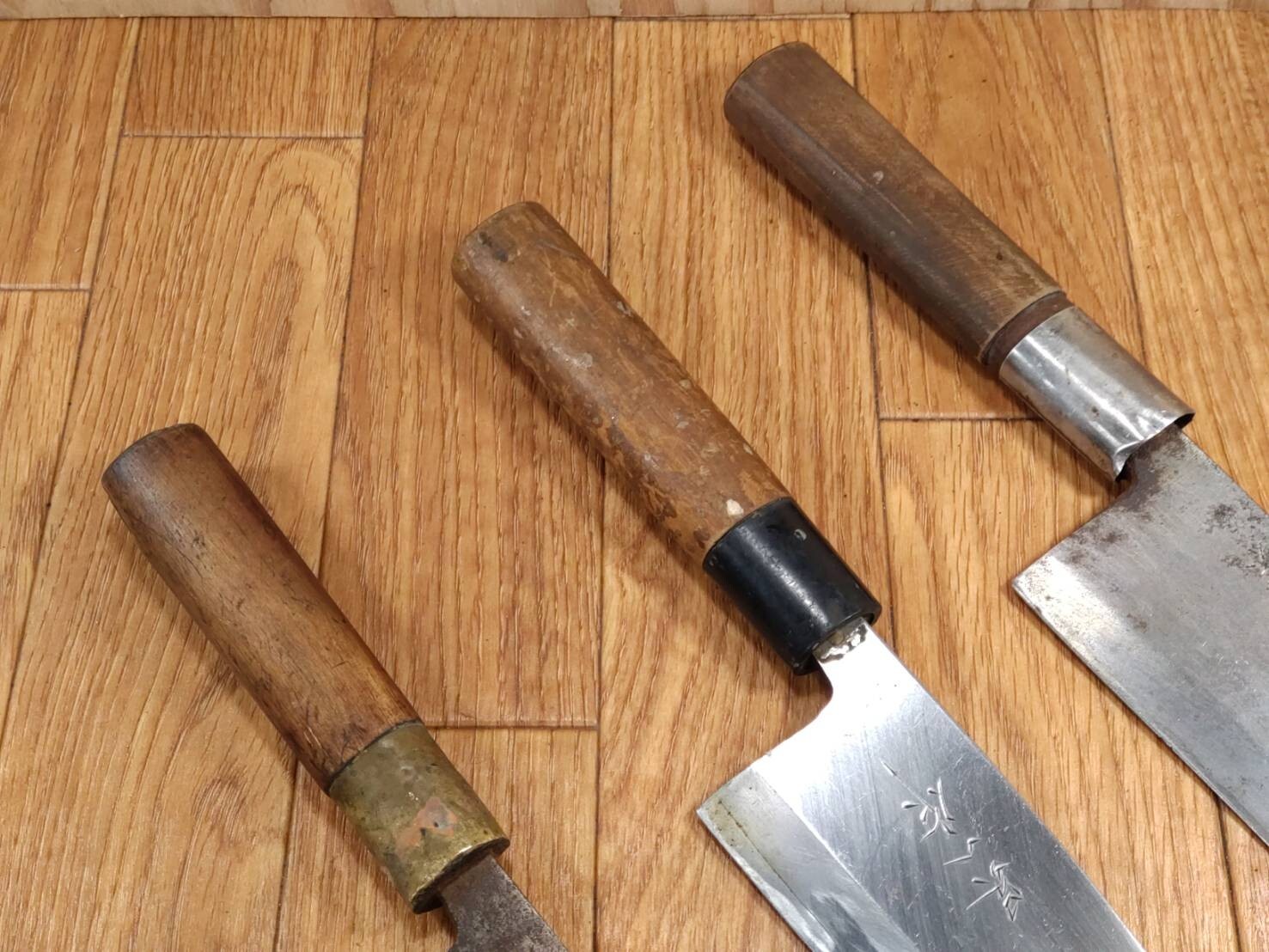 Japanese Chef's Kitchen Knife Set 3 Piece DEBA from Japan PA603