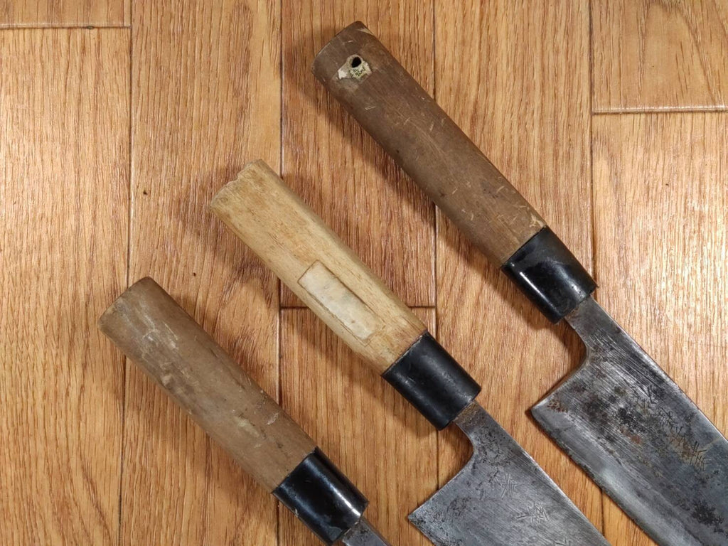 Japanese Chef's Kitchen Knife Set 3 Piece DEBA from Japan PA148