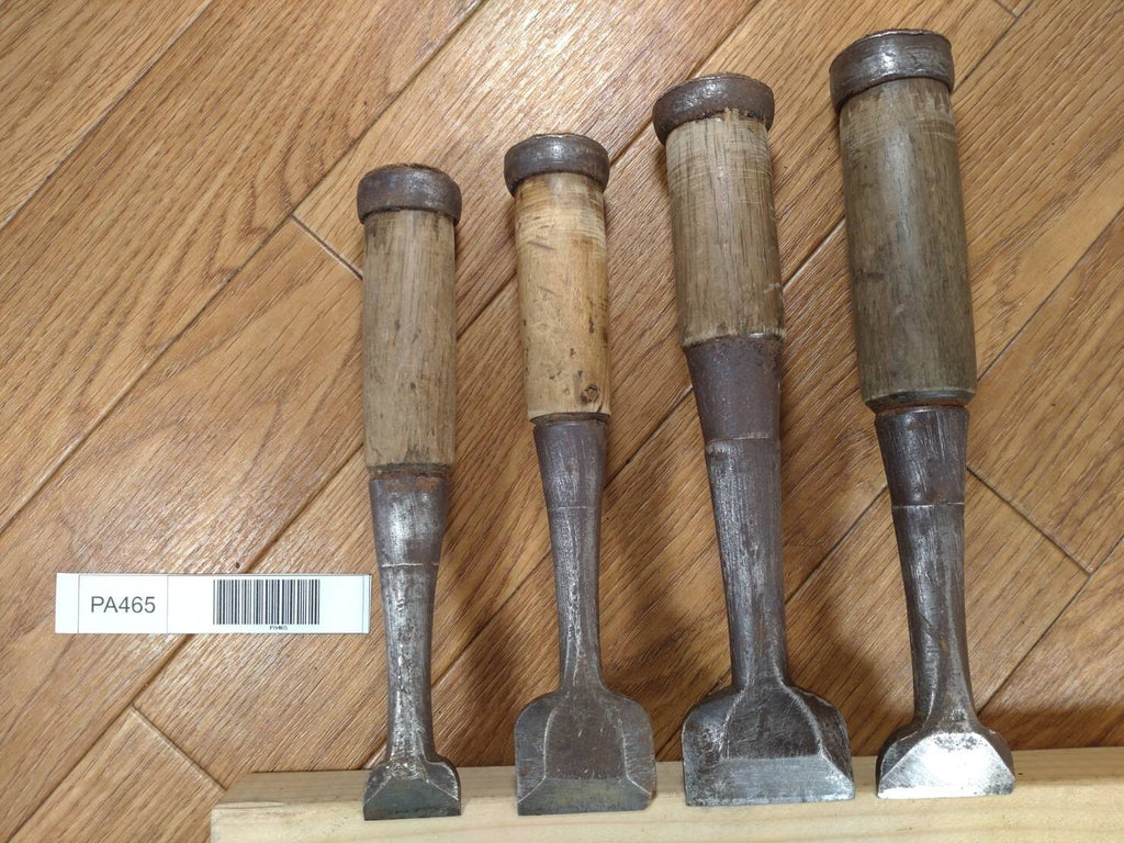 Japanese vintage chisel tataki Nomi Japan Signed Old Vintage 24.34.35.42mm PA465