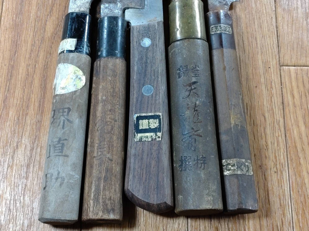 BROKEN DAMAGED Japanese Chef's Kitchen Knife Vintage Japan HOCHO GG435