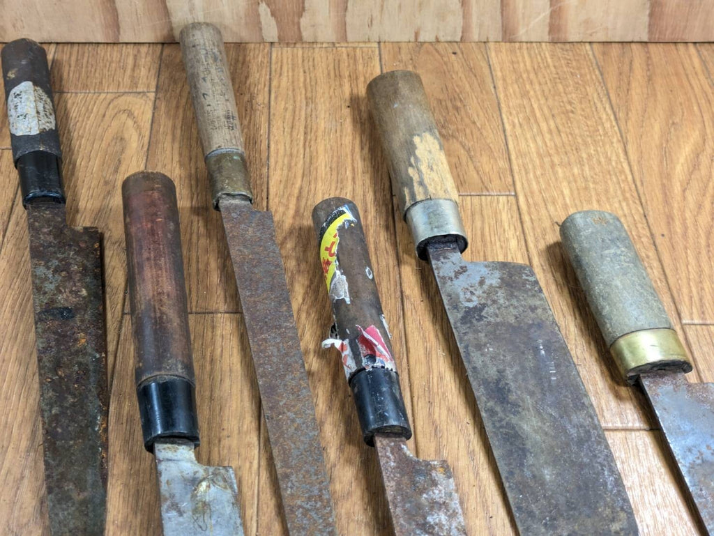 BROKEN DAMAGED Japanese Chef's Kitchen Knife Vintage Japan HOCHO JJ400