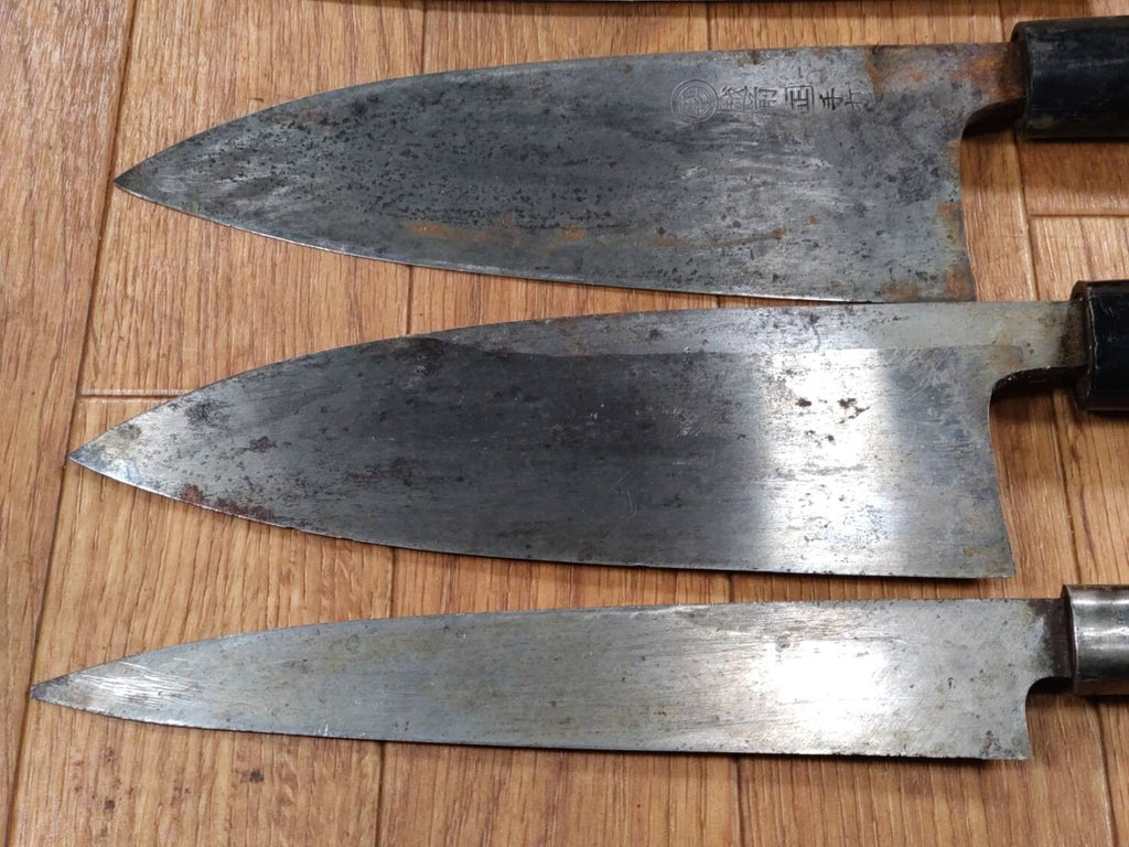 Japanese Chef's Kitchen Knife Set 5 Piece YANAGIBA DEBA from Japan HH259