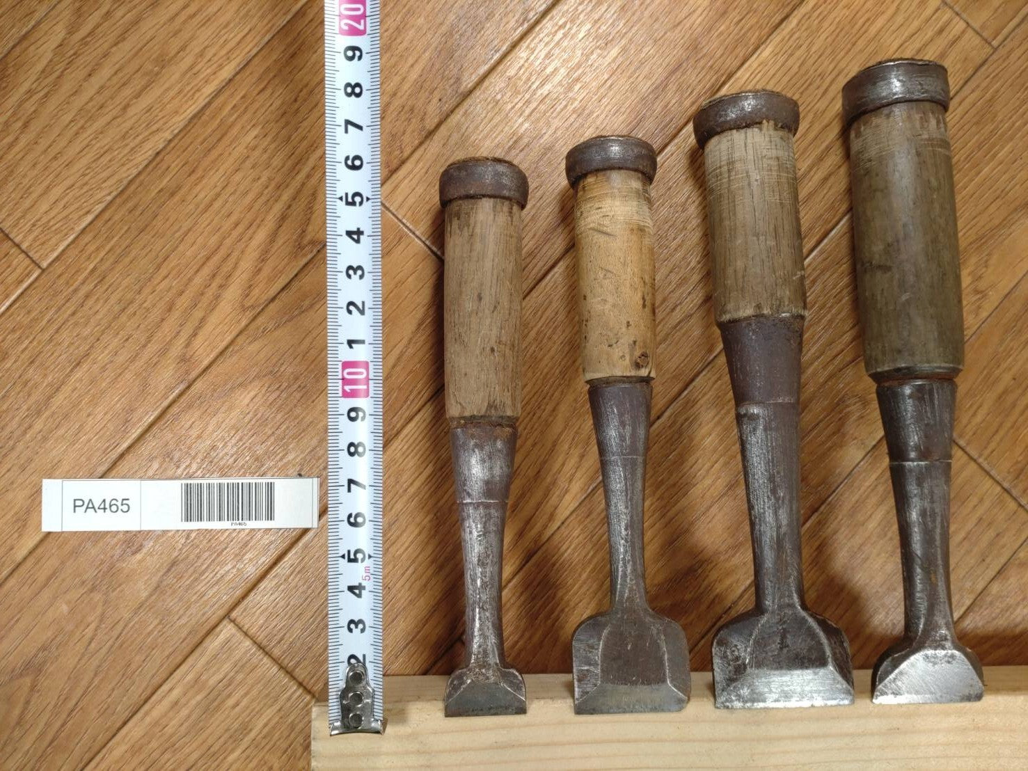 Japanese vintage chisel tataki Nomi Japan Signed Old Vintage 24.34.35.42mm PA465