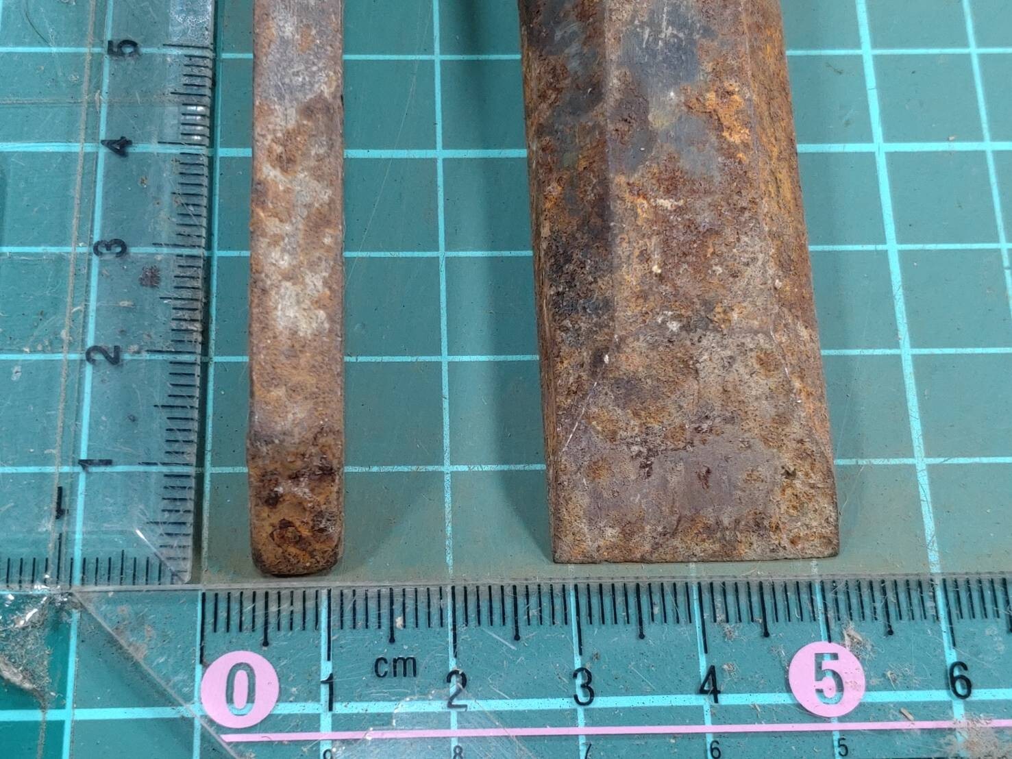 BROKEN DAMAGED Japanese vintage chisel Nomi 6.14.23.41mm HH299