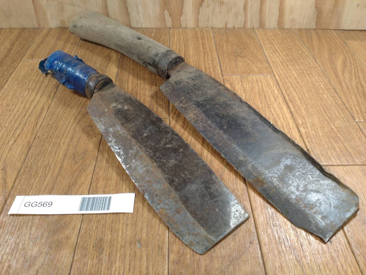 BROKEN DAMAGED Japanese Vintage Carpentry Tool NATA AXE ONO Hatchet SET GG569