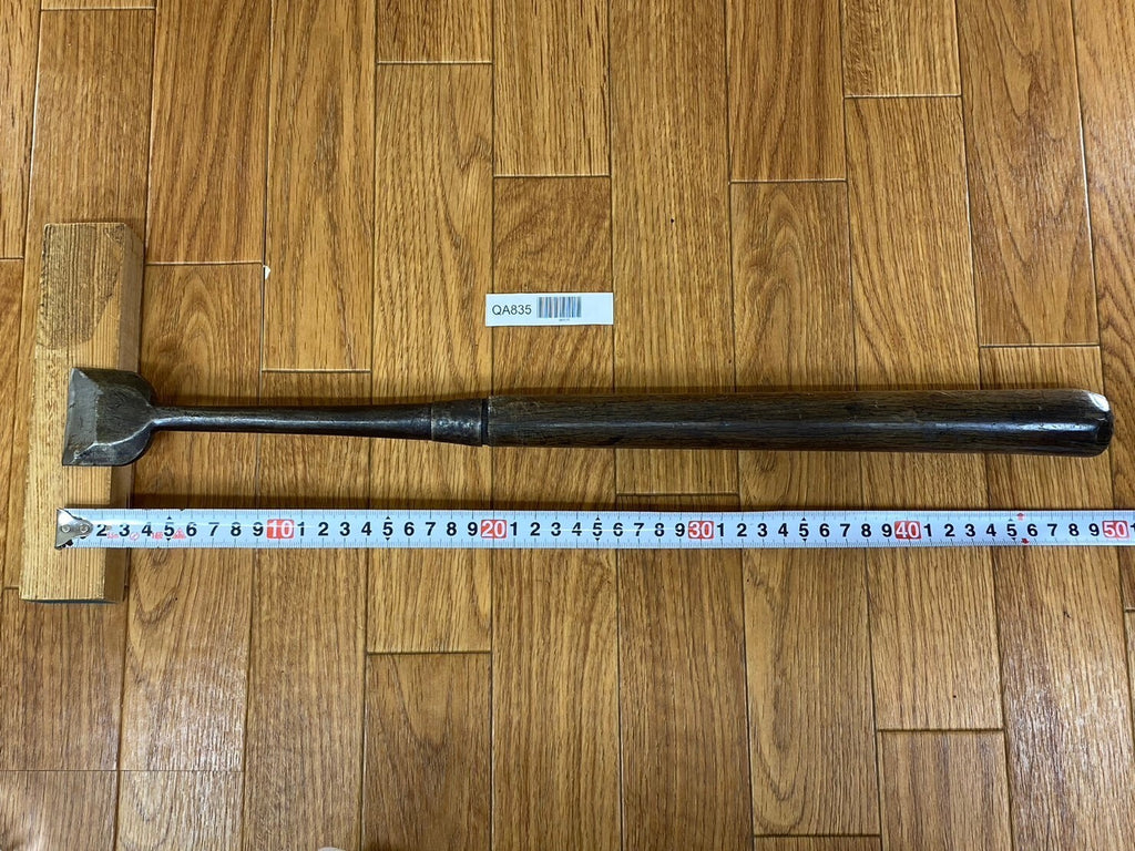 Japanese vintage chisel Tsuki Nomi Japan Signed Vintage 47mm 500mm long QA835