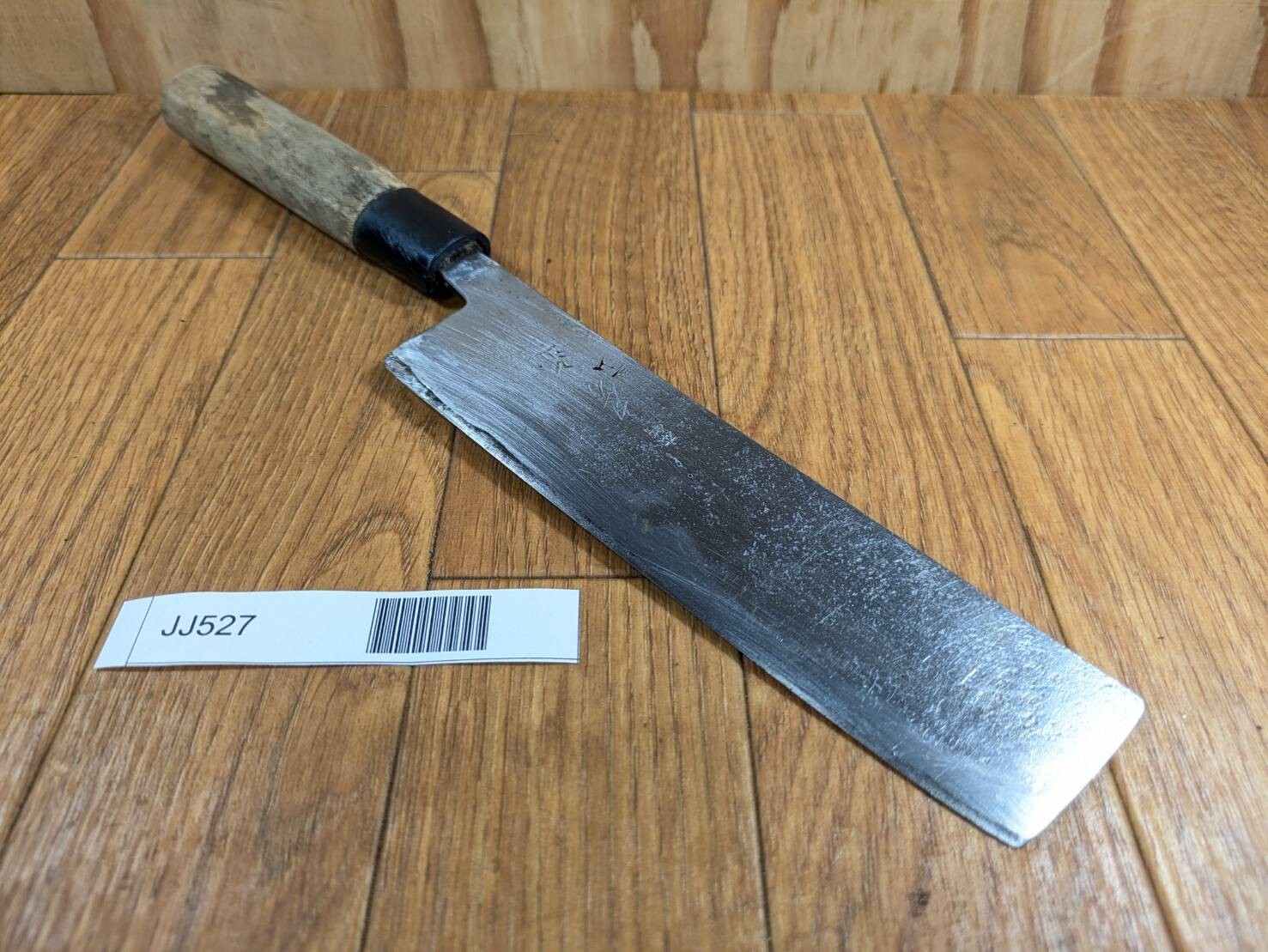 DAMAGED Japanese Chef's Kitchen Knife NAKIRI HOCHO Vintage Japan 167/313mm JJ527