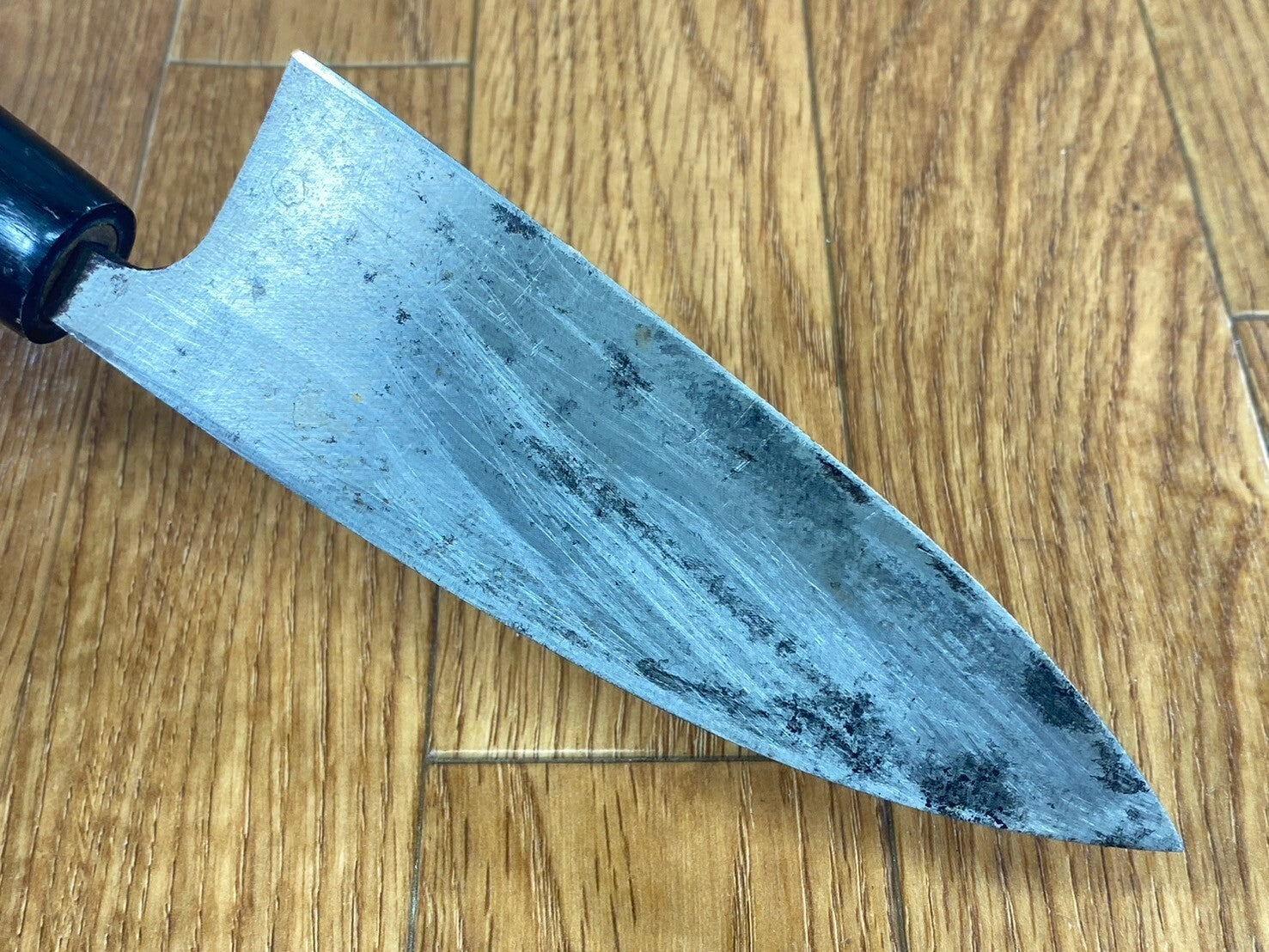 Japanese Chef's Kitchen Knife DEBA Vintage hocho OLD from Japan 134/265mm QA962