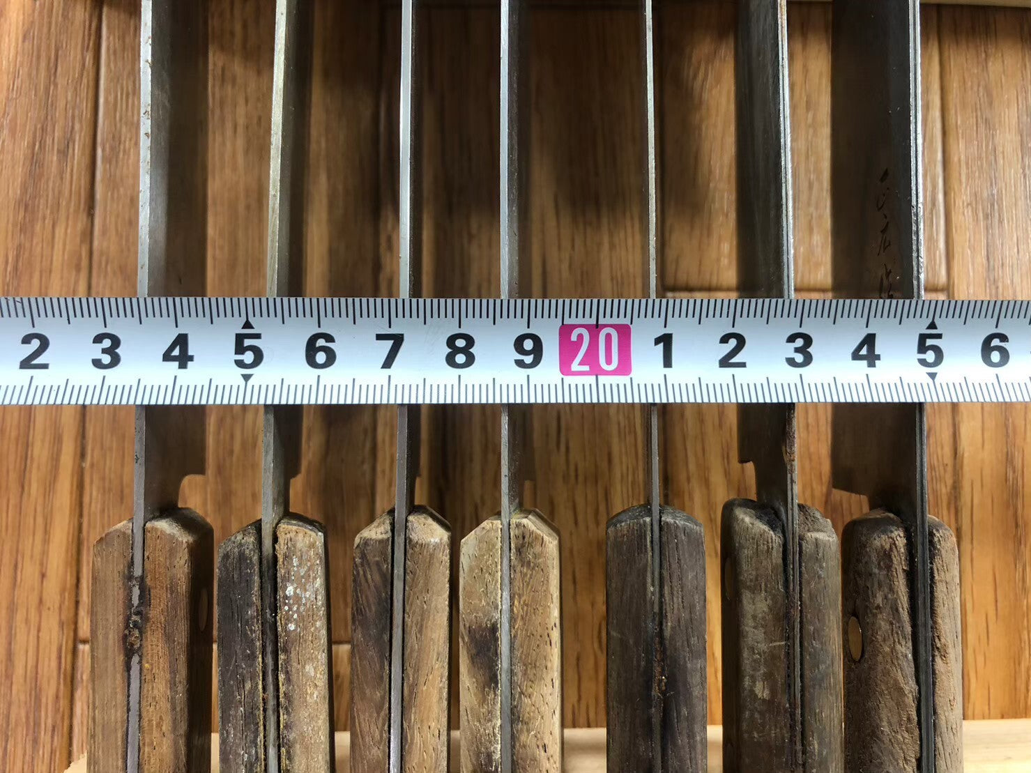 Damaged Lot of Japanese Chef's Kitchen Knives hocho set from Japan KB876