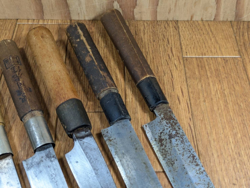 Japanese Chef's Kitchen Knife Set 5 Piece YANAGIBA DEBA from Japan BB898