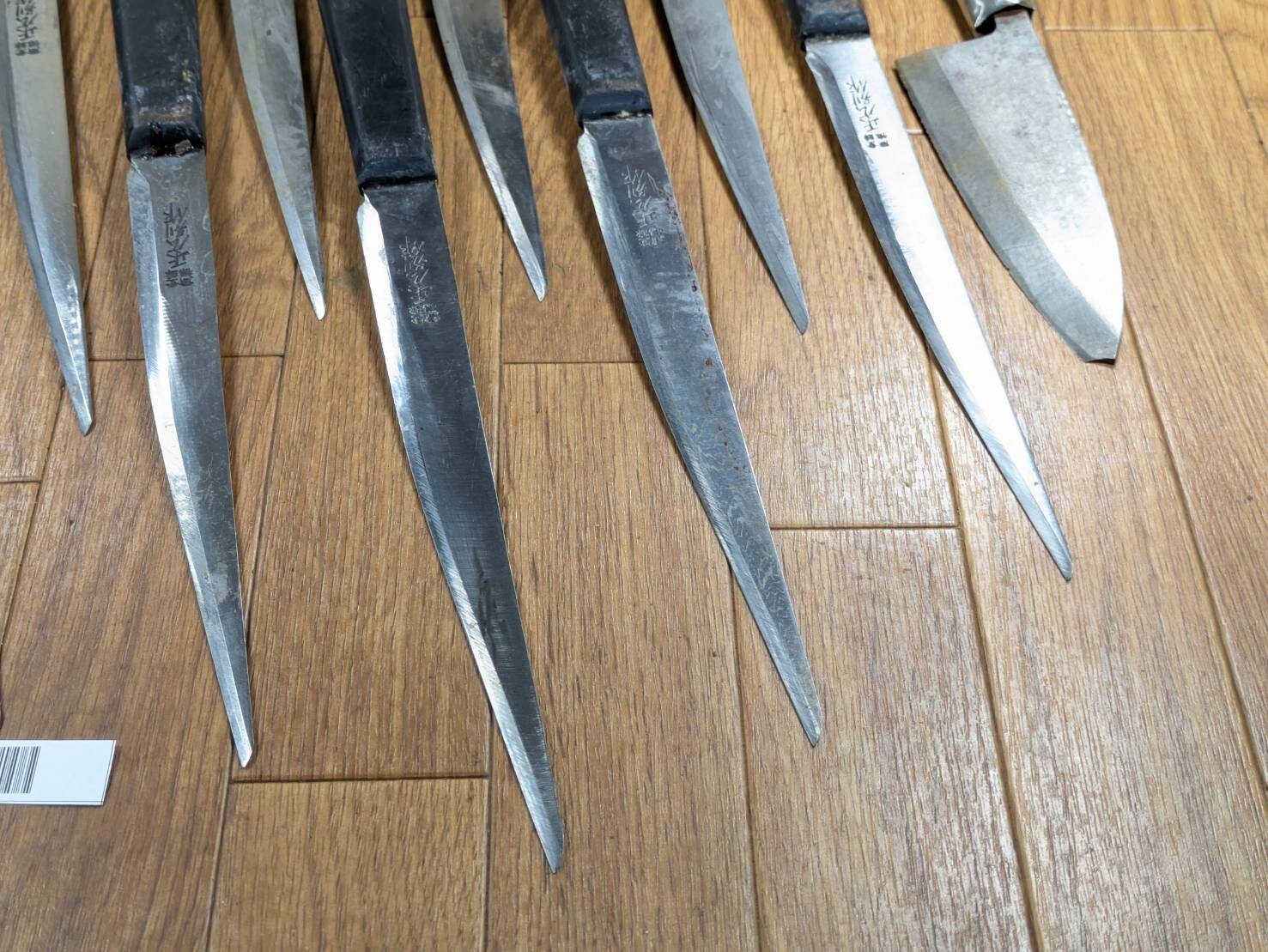 Damaged Lot of Japanese Chef's Kitchen Knives Broken from Japan JJ463