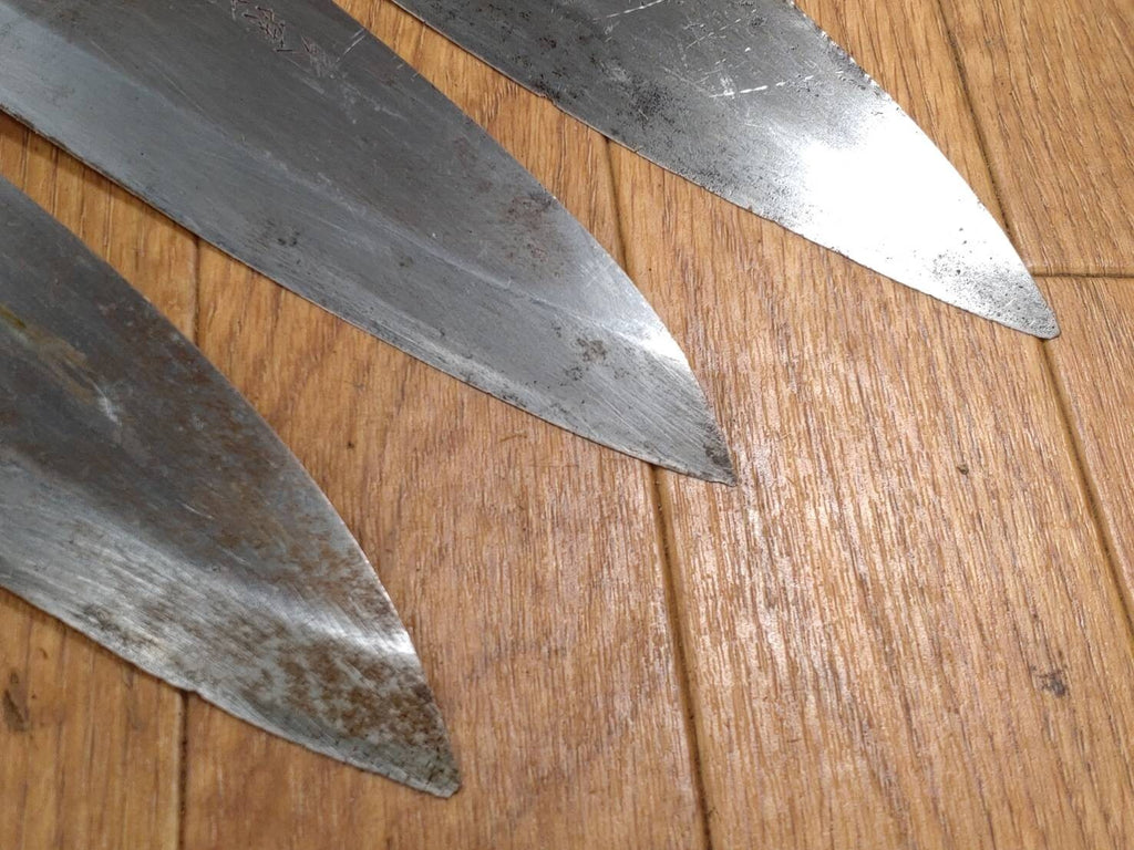 Japanese Chef's Kitchen Knife Set 3 Piece DEBA from Japan FF329