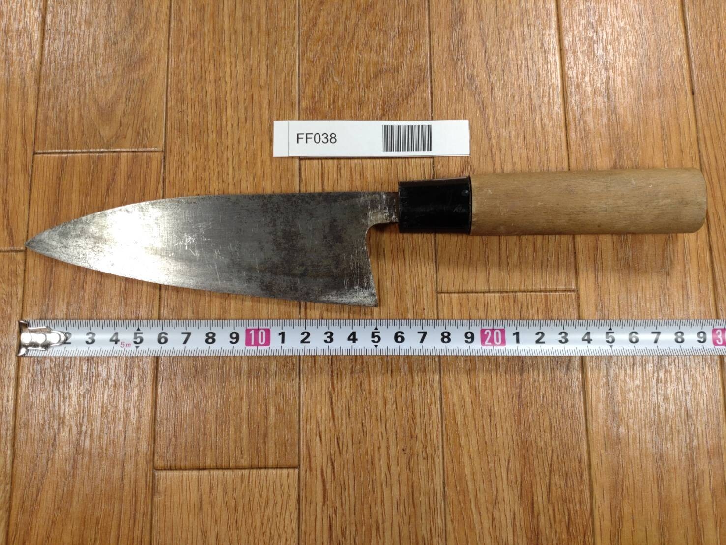 Japanese Chef's Kitchen Knife DEBA Vintage hocho OLD from Japan 150/285mm FF038