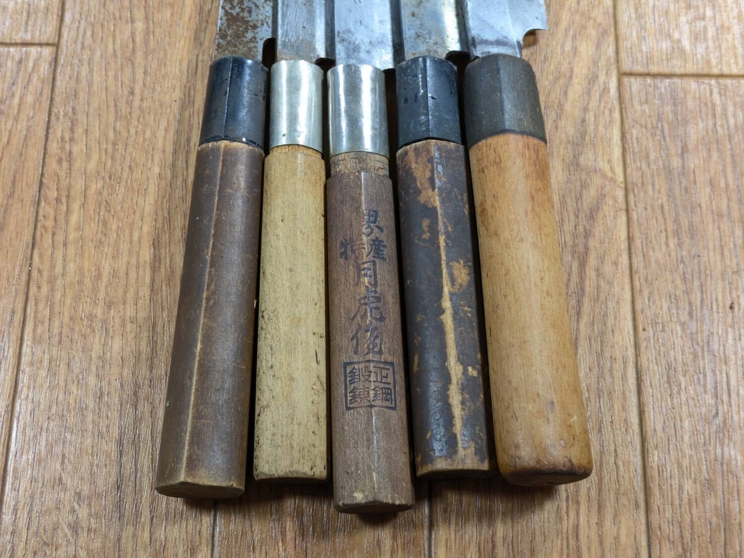 Japanese Chef's Kitchen Knife Set 5 Piece YANAGIBA DEBA from Japan BB898