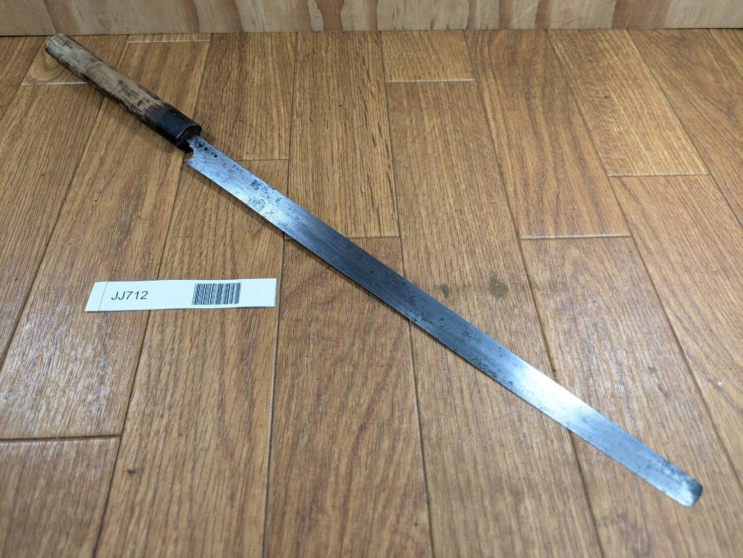 DAMAGED Japanese Chef's Kitchen Knife TAKOHIKI Vintage LONG JPN 285/445mm JJ712