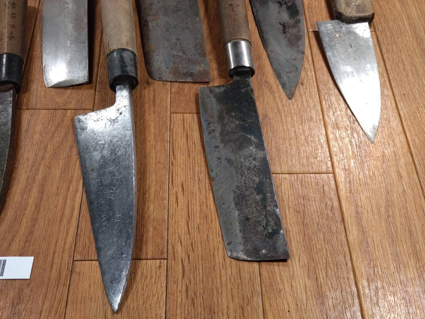 BROKEN DAMAGED Japanese Chef's Kitchen Knife Vintage Japan HOCHO FF861